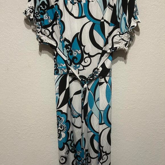 Y2k spense blue and white dress - Picture 5 of 8